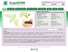 Tablet Screenshot of grupoexter.com